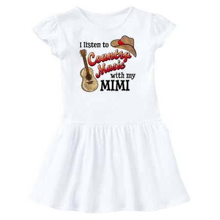 Inktastic I Listen to Country Music with my Mimi Guitar and Hat Gift Toddler Girl Dress
Inktastic I Listen to Country Music with my Mimi Guitar and Hat Gift Toddler Girl Dress