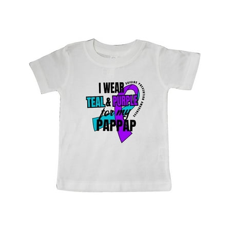 Inktastic Suicide Prevention I Wear Teal and Purple for My Pappap Gift Baby Boy or Baby Girl T-Shirt
Inktastic Suicide Prevention I Wear Teal and Purple for My Pappap Gift Baby Boy or Baby Girl T-Shirt