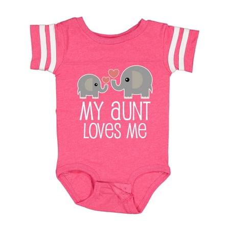 Inktastic My Aunt Loves Me Niece Nephew Elephant Gift Baby Boy or Baby Girl Bodysuit
Inktastic My Aunt Loves Me Niece Nephew Elephant Gift Baby Boy or Baby Girl Bodysuit