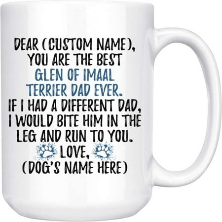 Glen of Imaal Terrier Dog Dads Glen Dog Owner Coffee Mug Glennie Dogs For Men Irish Glen Of Imaal Terrier Dad Present Glennie Dog Daddy Coffee Mug (15 oz)
Glen of Imaal Terrier Dog Dads Glen Dog Owner Coffee Mug Glennie Dogs For Men Irish Glen Of Imaal Terrier Dad Present Glennie Dog Daddy Coffee Mug (15 oz)