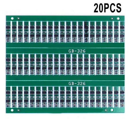 Fule 20PCS 1-3A Li-ion Lithium LiPo Battery BMS Protection PCB Board 4.2V