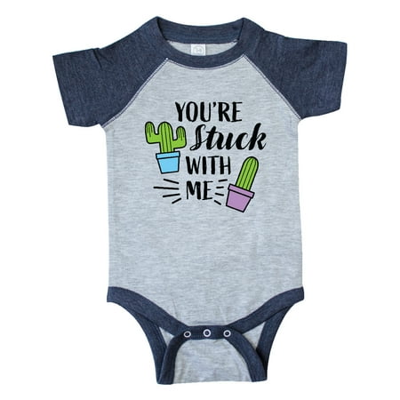 Inktastic You re Stuck with Me with Cacti Gift Baby Boy or Baby Girl Bodysuit
Inktastic You re Stuck with Me with Cacti Gift Baby Boy or Baby Girl Bodysuit