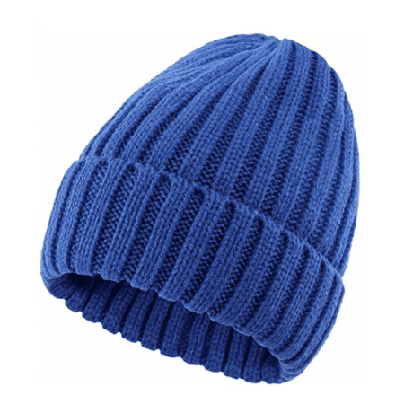 Wool Knit Cuff Short Fisherman Beanie for Men Women Winter Warm Hats