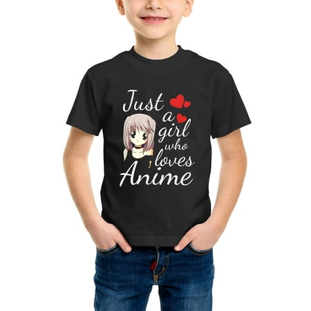 Envmenst Boys Short Sleeve Cotton T-Shirt Just A Girl Who Loves Anime Girl s Novelty Funny T-Shirt Kids Girls Top
Envmenst Boys Short Sleeve Cotton T-Shirt Just A Girl Who Loves Anime Girl s Novelty Funny T-Shirt Kids Girls Top