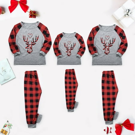 PEONAVET Christmas Pajamas for Family Classic Plaid Xmas Deer Sleepwear for Christmas Parent-Child Outfit Matching Family Christmas Pajamas Set for New Year s Pajama Party
PEONAVET Christmas Pajamas for Family Classic Plaid Xmas Deer Sleepwear for Christmas Parent-Child Outfit Matching Family Christmas Pajamas Set for New Year s Pajama Party