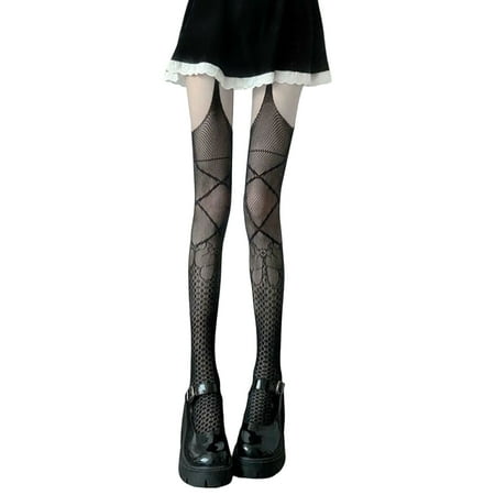 Mightlink Women Pantyhose See Trough High Stretch Stripe Mesh Stockings Sexy Hollow Out Anti Scratch Stockings for Autumn Winter
Mightlink Women Pantyhose See Trough High Stretch Stripe Mesh Stockings Sexy Hollow Out Anti Scratch Stockings for Autumn Winter