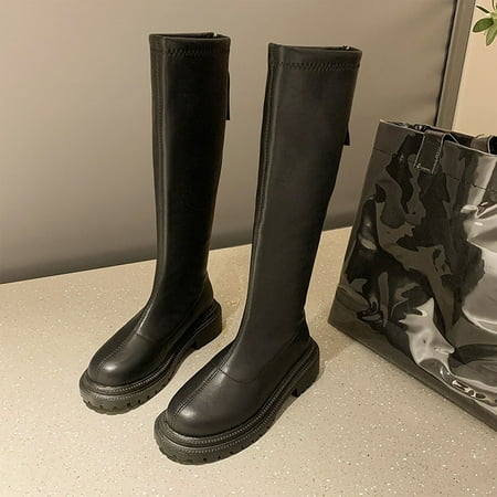 Cathalem Thigh High Platform Boots for Women Long Color Thick Pure Autumn Round Toe Straight Warm over Knee High Boots for Women Black 8.5
Cathalem Thigh High Platform Boots for Women Long Color Thick Pure Autumn Round Toe Straight Warm over Knee High Boots for Women Black 8.5