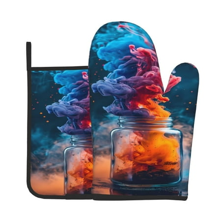 Junzan Modern Art Red And Blue Colors Pattern Oven Mitts and Pot Holders 2 pcs Set Potholders BBQ Gloves Long Kitchen Oven Glove for Cooking Baking Grilling (2-Piece Set 11 Inch)
Junzan Modern Art Red And Blue Colors Pattern Oven Mitts and Pot Holders 2 pcs Set Potholders BBQ Gloves Long Kitchen Oven Glove for Cooking Baking Grilling (2-Piece Set 11 Inch)