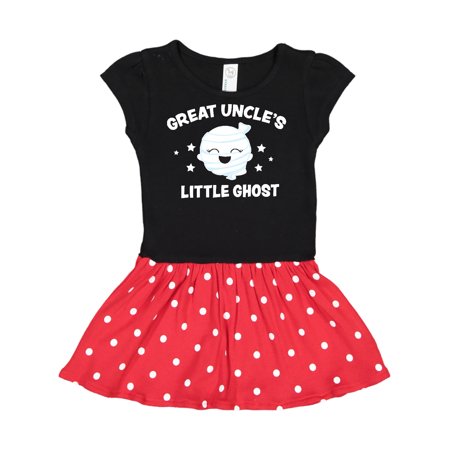Inktastic Cute Great Uncle s Little Ghost with Stars Gift Toddler Girl Dress