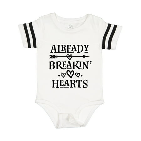 Inktastic Boys Valentines Day Breaking Hearts Gift Baby Boy Bodysuit