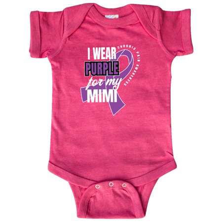 Inktastic Chronic Pain I Wear Purple For My Mimi Gift Baby Boy or Baby Girl Bodysuit
Inktastic Chronic Pain I Wear Purple For My Mimi Gift Baby Boy or Baby Girl Bodysuit