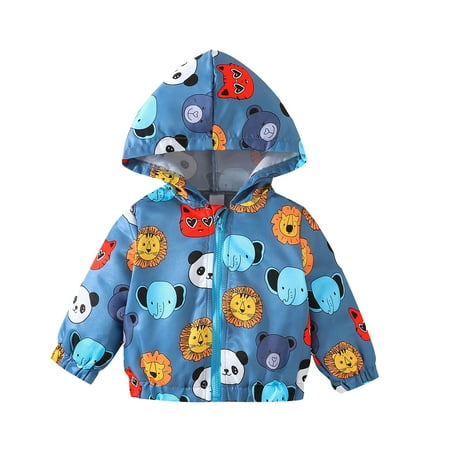 Hrsba Boys Girls Hooded Windbreaker New Fall and Winter Cartoon Animal Zipper Hoodie for Kids Blue 9M
Hrsba Boys Girls Hooded Windbreaker New Fall and Winter Cartoon Animal Zipper Hoodie for Kids Blue 9M
