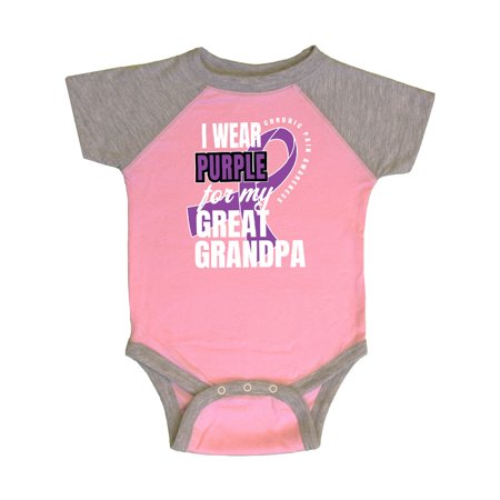 Inktastic Chronic Pain I Wear Purple For My Great Grandpa Gift Baby Boy or Baby Girl Bodysuit
Inktastic Chronic Pain I Wear Purple For My Great Grandpa Gift Baby Boy or Baby Girl Bodysuit