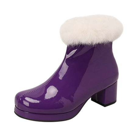 Woman Elastic Comfortable Boots Women Ankle Boots Autumn And Winter Fashion Simple Solid Wool Comfortable Round Toe Square Heel Side Zipper
Woman Elastic Comfortable Boots Women Ankle Boots Autumn And Winter Fashion Simple Solid Wool Comfortable Round Toe Square Heel Side Zipper