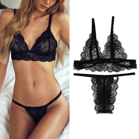 Fatuov Womens Lingerie Sets New Women Plus Size Lace Lingerie Bra+Thong Underwear Set Black Sleepwear S-3XL On Sale
Fatuov Womens Lingerie Sets New Women Plus Size Lace Lingerie Bra+Thong Underwear Set Black Sleepwear S-3XL On Sale