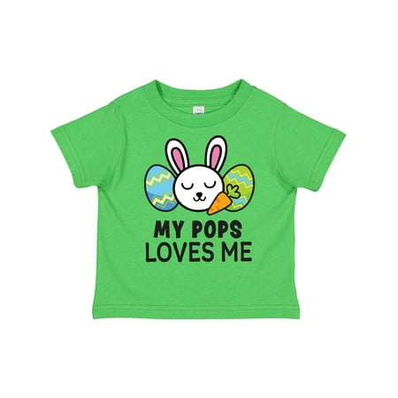 Inktastic My Pops Loves Me with Bunny and Easter Eggs Gift Toddler Boy or Toddler Girl T-Shirt
Inktastic My Pops Loves Me with Bunny and Easter Eggs Gift Toddler Boy or Toddler Girl T-Shirt