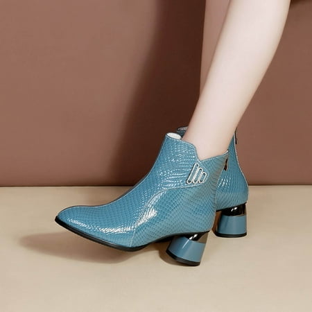 New Autumn And Winter Fashion Patent Leather Thick-heeled High-heeled Ankle Boots
New Autumn And Winter Fashion Patent Leather Thick-heeled High-heeled Ankle Boots