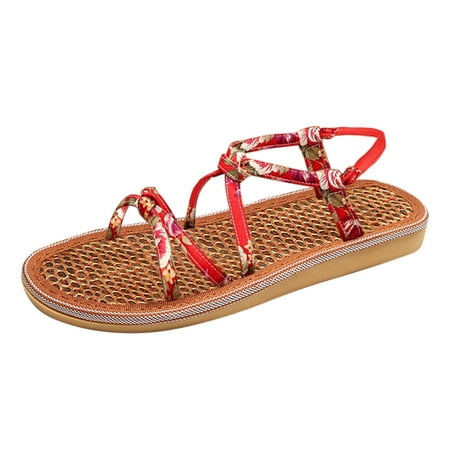 Larisalt Sandals For Women Dressy Summer Women s Glitter Strappy Wrapped Wedge Heel Platform Sandals Red
Larisalt Sandals For Women Dressy Summer Women s Glitter Strappy Wrapped Wedge Heel Platform Sandals Red