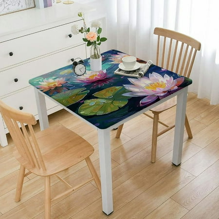 Facannap Water Lilies Square Table Cover Oil Resistant Wear Resistant Reusable Desktop Protection Waterproof Fabric 100% Polyester Fiber 36*36
Facannap Water Lilies Square Table Cover Oil Resistant Wear Resistant Reusable Desktop Protection Waterproof Fabric 100% Polyester Fiber 36*36