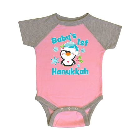 Inktastic Baby s 1st Hanukkah with cute Penguin and Snowflakes Gift Baby Boy or Baby Girl Bodysuit
Inktastic Baby s 1st Hanukkah with cute Penguin and Snowflakes Gift Baby Boy or Baby Girl Bodysuit