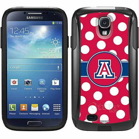 University of Arizona Polka Dots Design on OtterBox Commuter Series Case for Samsung Galaxy S4