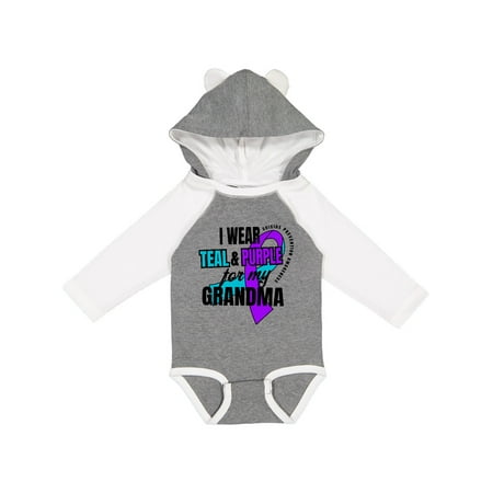 Inktastic Suicide Prevention I Wear Teal and Purple for My Grandma Gift Baby Boy or Baby Girl Long Sleeve Bodysuit
Inktastic Suicide Prevention I Wear Teal and Purple for My Grandma Gift Baby Boy or Baby Girl Long Sleeve Bodysuit