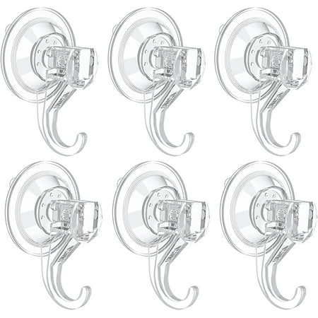 Suction Cup Hooks Quntis Vacuum Suction Shower Hooks 6 Pack Reusable Heavy Duty Suction Hooks Waterproof Strong Suction Hangers for Kitchen Bathroom
Suction Cup Hooks Quntis Vacuum Suction Shower Hooks 6 Pack Reusable Heavy Duty Suction Hooks Waterproof Strong Suction Hangers for Kitchen Bathroom