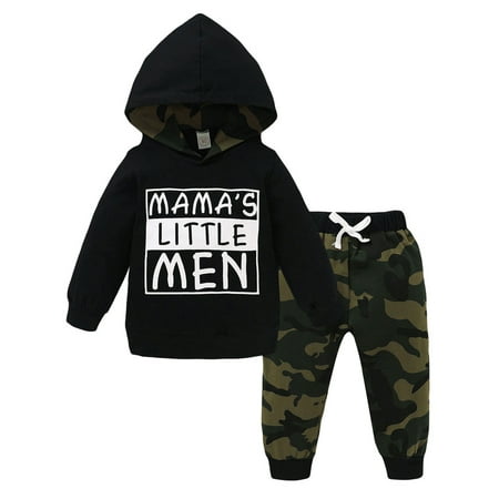 Canrulo 2PCS Infant Toddler Baby Boys Letters Print Long Sleeves Hoodie Camouflage Print Long Pants Black 12-18 Months
Canrulo 2PCS Infant Toddler Baby Boys Letters Print Long Sleeves Hoodie Camouflage Print Long Pants Black 12-18 Months