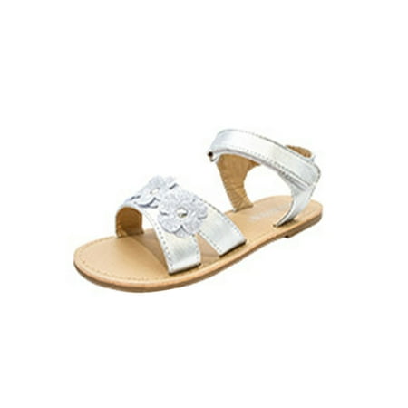 Welliumy Girl Flat Sandals Beach Princess Shoes Ankle Strap Dress Sandal Wedding School Lightweight Summer Silver 10.5C
Welliumy Girl Flat Sandals Beach Princess Shoes Ankle Strap Dress Sandal Wedding School Lightweight Summer Silver 10.5C