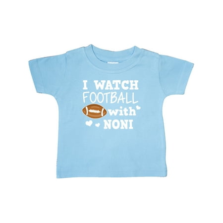 Inktastic I Watch Football with My Noni Gift Baby Boy T-Shirt