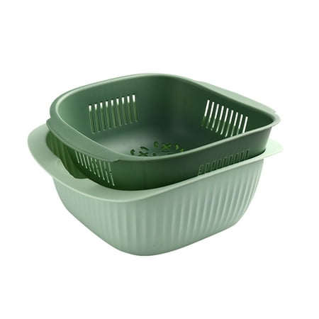 Pengpengfang 2Pcs Home Kitchen Fruit Vegetable Washing Draining Basket Strainer Holder Bowl
Pengpengfang 2Pcs Home Kitchen Fruit Vegetable Washing Draining Basket Strainer Holder Bowl