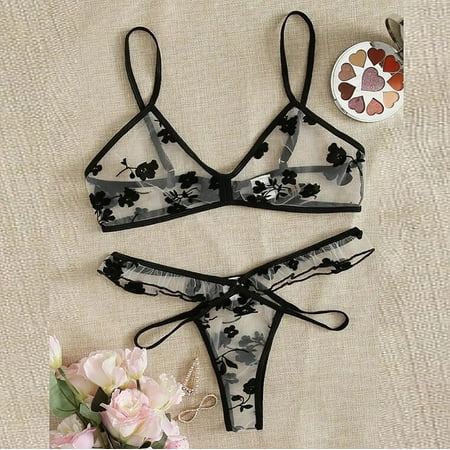 2PC Lingerie For Women Lingerie Corset Lace Wire Free Racy Muslin Sleepwear Underwear Tops+Briefs
2PC Lingerie For Women Lingerie Corset Lace Wire Free Racy Muslin Sleepwear Underwear Tops+Briefs