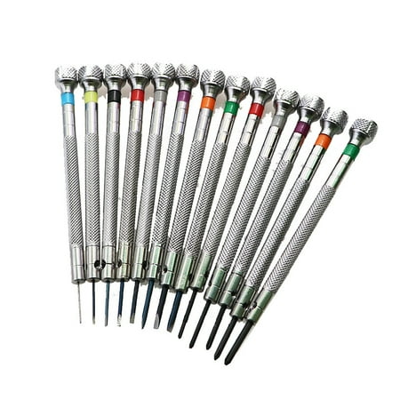 13Pcs 0.6mm-2.0mm Watchmakers Multifunctional Precision Screwdriver Set Watch Glasses Flat Blade Opening Repair Tool
13Pcs 0.6mm-2.0mm Watchmakers Multifunctional Precision Screwdriver Set Watch Glasses Flat Blade Opening Repair Tool