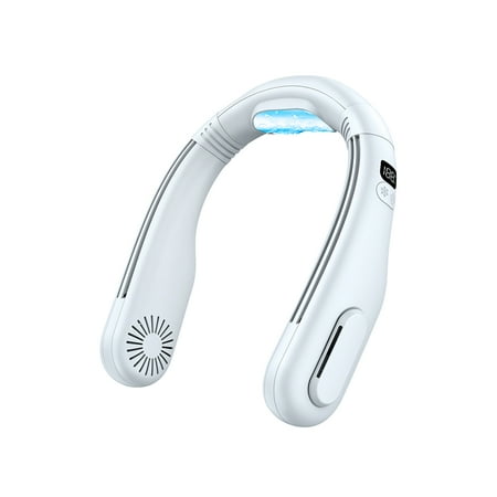 Kotyreds USB Bladeless Neck Fan Digital Display Neck Cooler 5200mAh 3-speed Wind (White)
Kotyreds USB Bladeless Neck Fan Digital Display Neck Cooler 5200mAh 3-speed Wind (White)