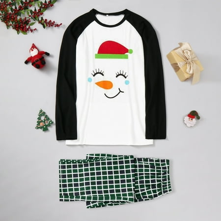 Women s Family Matching Christmas Snowman And Plaid Print Long-sleeve Pajamas Set
Women s Family Matching Christmas Snowman And Plaid Print Long-sleeve Pajamas Set