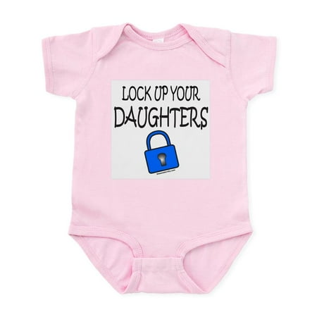 CafePress - LOCK UP YOUR DAUGHTERS Infant Bodysuit - Baby Light Bodysuit Size Newborn - 24 Months
CafePress - LOCK UP YOUR DAUGHTERS Infant Bodysuit - Baby Light Bodysuit Size Newborn - 24 Months