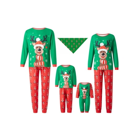 Peyakidsaa Christmas Family Matching Pajamas Elk Print Long Sleeve Sleep Shirt Pants Jammies Holiday Sleepwear
Peyakidsaa Christmas Family Matching Pajamas Elk Print Long Sleeve Sleep Shirt Pants Jammies Holiday Sleepwear