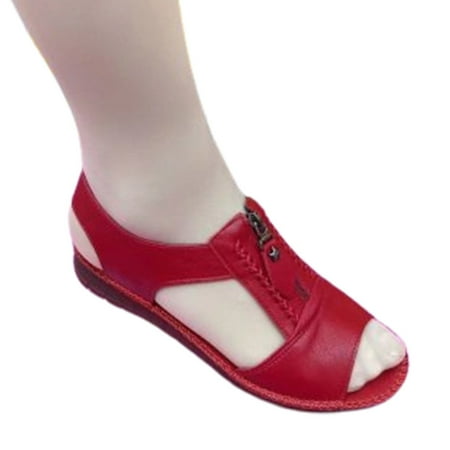 Summer Ankle Wrap Buckle Sandal with Soft Rubber Anti-Slip Sole for Square Dancing Outgoing Shopping 37 Red
Summer Ankle Wrap Buckle Sandal with Soft Rubber Anti-Slip Sole for Square Dancing Outgoing Shopping 37 Red
