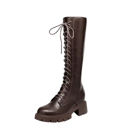 Women‘s Round Toe And Lace Up Combat Boots Fleece Liner Thigh High Boots Thick Bottom Back Zipper Shoes Women‘s Footwear
Women‘s Round Toe And Lace Up Combat Boots Fleece Liner Thigh High Boots Thick Bottom Back Zipper Shoes Women‘s Footwear
