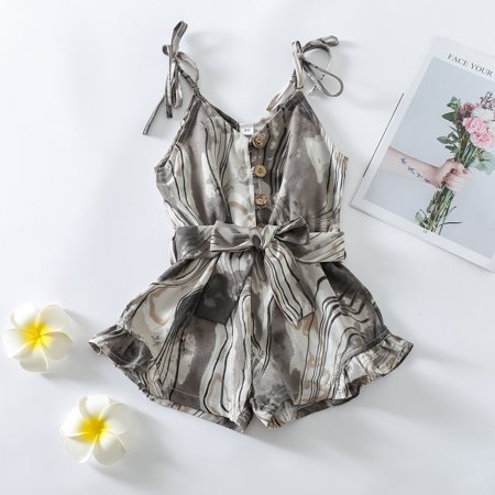 THE WILD Toddler Girl Baby Romper Summer Clothes Floral Straps Rompers Jumpsuit
THE WILD Toddler Girl Baby Romper Summer Clothes Floral Straps Rompers Jumpsuit