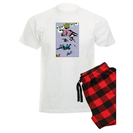 CafePress - G.I. Joe Snake Eyes Parachuting - Men s Light Pajamas