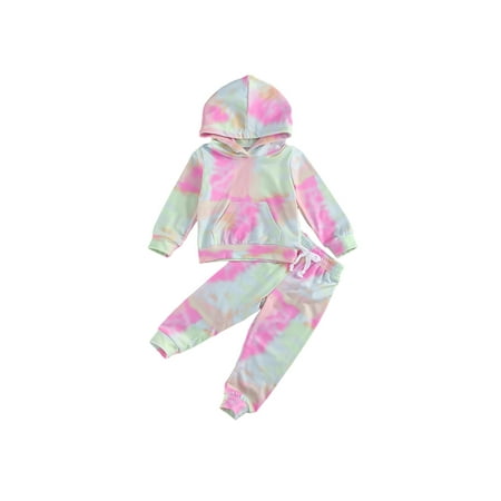 Youweixiong Toddler Baby Girls Boys Fall Winter Clothes Tie Dye Hoodie Long Sleeve Sweatshirt Top Pants Tracksuit 2Pcs Set
Youweixiong Toddler Baby Girls Boys Fall Winter Clothes Tie Dye Hoodie Long Sleeve Sweatshirt Top Pants Tracksuit 2Pcs Set