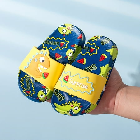Shoes Dinosaur Cartoon Kids Slide Water Non-Slip Boy Sandals Girls Slipper Beach Baby Shoes Blue 24
Shoes Dinosaur Cartoon Kids Slide Water Non-Slip Boy Sandals Girls Slipper Beach Baby Shoes Blue 24