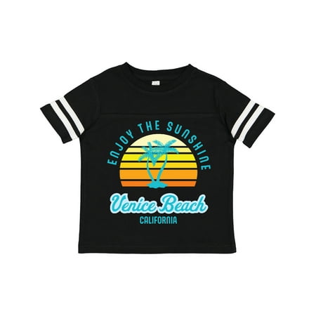 

Inktastic Summer Enjoy the Sunshine Venice Beach California in Blue Gift Toddler Boy or Toddler Girl T-Shirt