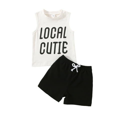 2Pcs Baby Boy Summer Outfits Sleeveless Letter Print Tank Tops + Knot Front Shorts Set(0-24Months)
2Pcs Baby Boy Summer Outfits Sleeveless Letter Print Tank Tops + Knot Front Shorts Set(0-24Months)