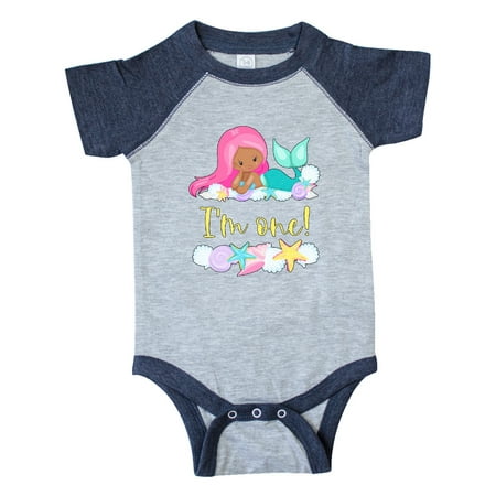 Inktastic I m 1 Mermaid with Pink Hair and Shells Gift Baby Boy or Baby Girl Bodysuit
Inktastic I m 1 Mermaid with Pink Hair and Shells Gift Baby Boy or Baby Girl Bodysuit