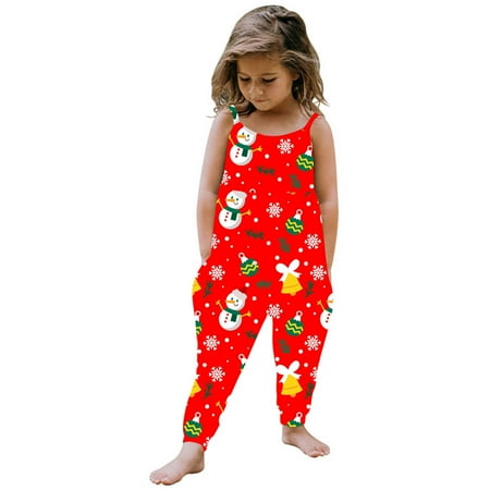 EQWLJWE Toddler Baby Girls Christmas Camisole One-Piece Romper Romper Children s Wear Girls Harness Holiday Clearance
EQWLJWE Toddler Baby Girls Christmas Camisole One-Piece Romper Romper Children s Wear Girls Harness Holiday Clearance