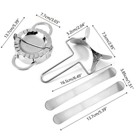 Lightning Deals of Today 2022 Botrong Dumpling Making Tool + Wire Handle Roller + Stuffing Spoon Stainless Steel Dumpling Set 4-piece Set Clearance Under 5
Lightning Deals of Today 2022 Botrong Dumpling Making Tool + Wire Handle Roller + Stuffing Spoon Stainless Steel Dumpling Set 4-piece Set Clearance Under 5