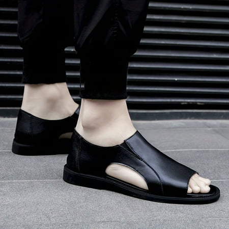 Men s Open Toe Comfy Non Slip Durable Breathable Slip On Sandals Rubber Sole Beach Water Shoes For Men s Outdoor Activities
Men s Open Toe Comfy Non Slip Durable Breathable Slip On Sandals Rubber Sole Beach Water Shoes For Men s Outdoor Activities
