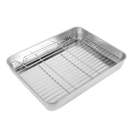 FRCOLOR 1 set of Japanese Style Baking Tray Stainless Steel Baking Pan Kitchen Supply
FRCOLOR 1 set of Japanese Style Baking Tray Stainless Steel Baking Pan Kitchen Supply